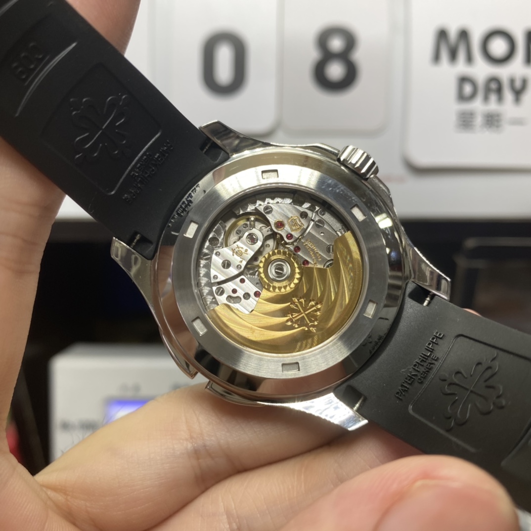 Patek Philippe Aquanaut Travel Time series 5164A-001, GMT Dual Time Function, 40.8mm Size.