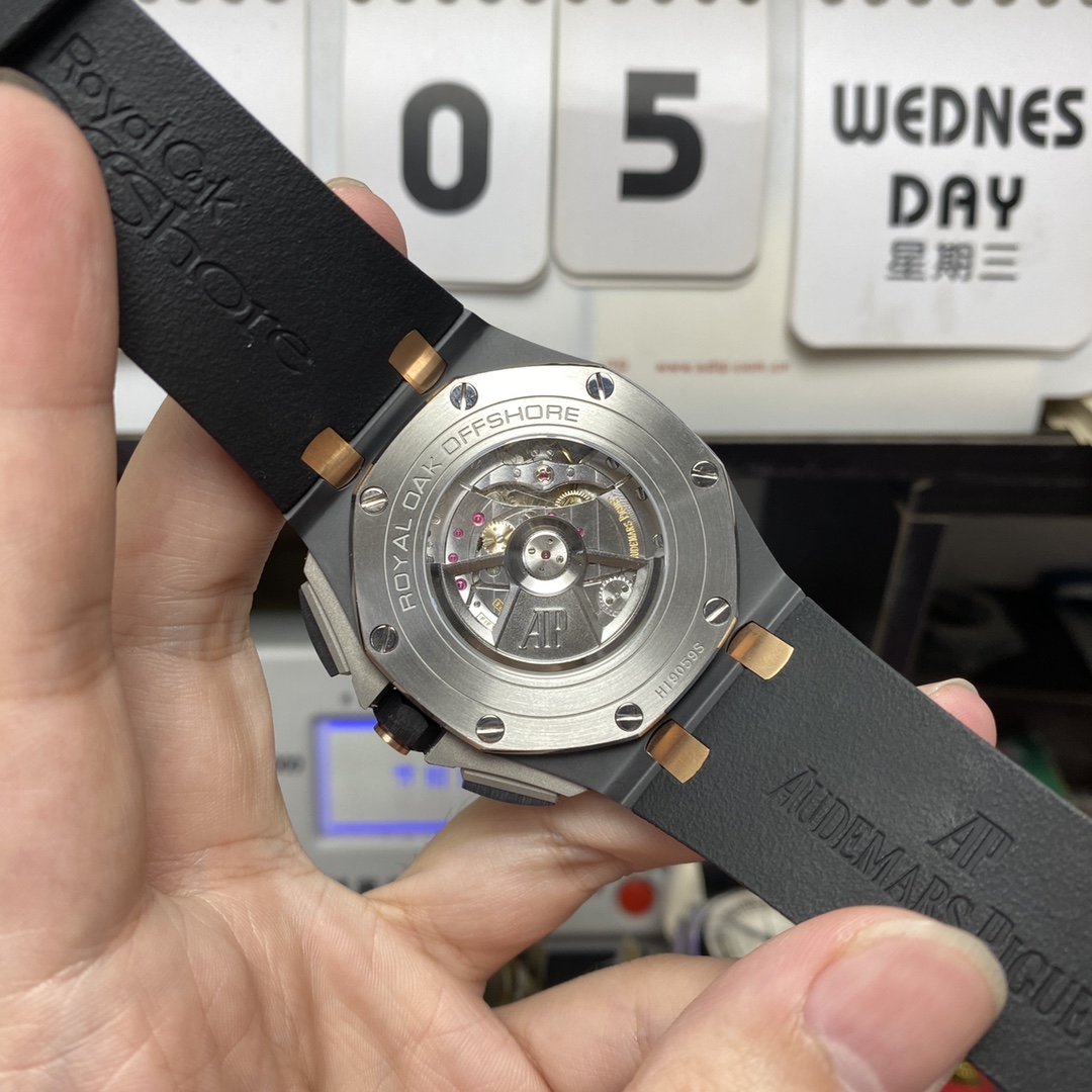 Audemars Piguet Royal Oak Offshore Series 26405CE.OO.A002CA.99.99, Sunburst Ceramic Case, 44mm size.