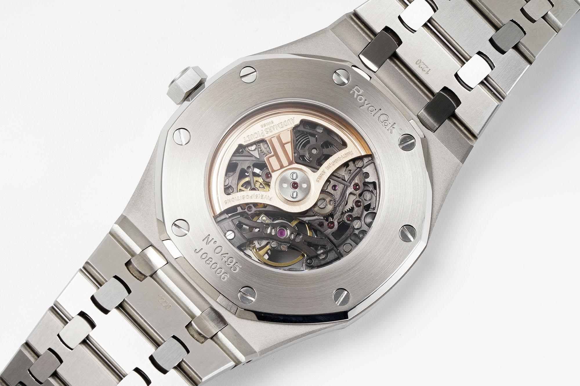 Audemars Piguet Royal Oak Series 15407ST.OO.1220ST.01, Deep Gray dial, 41mm size.