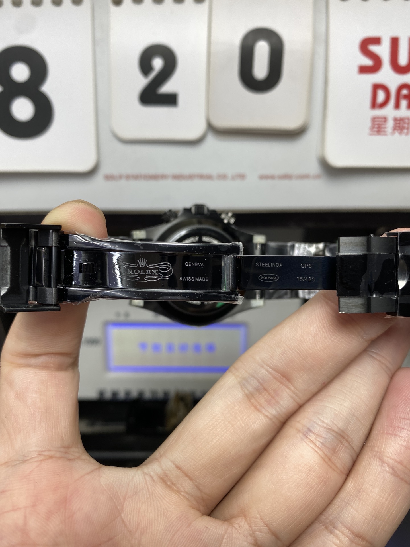 Rolex Daytona series BLAKEN modify all black chrome Case 40mm size.