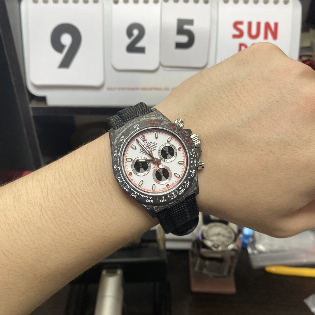Rolex Daytona series DIW super modify all Carbon fiber Case 40mm size.
