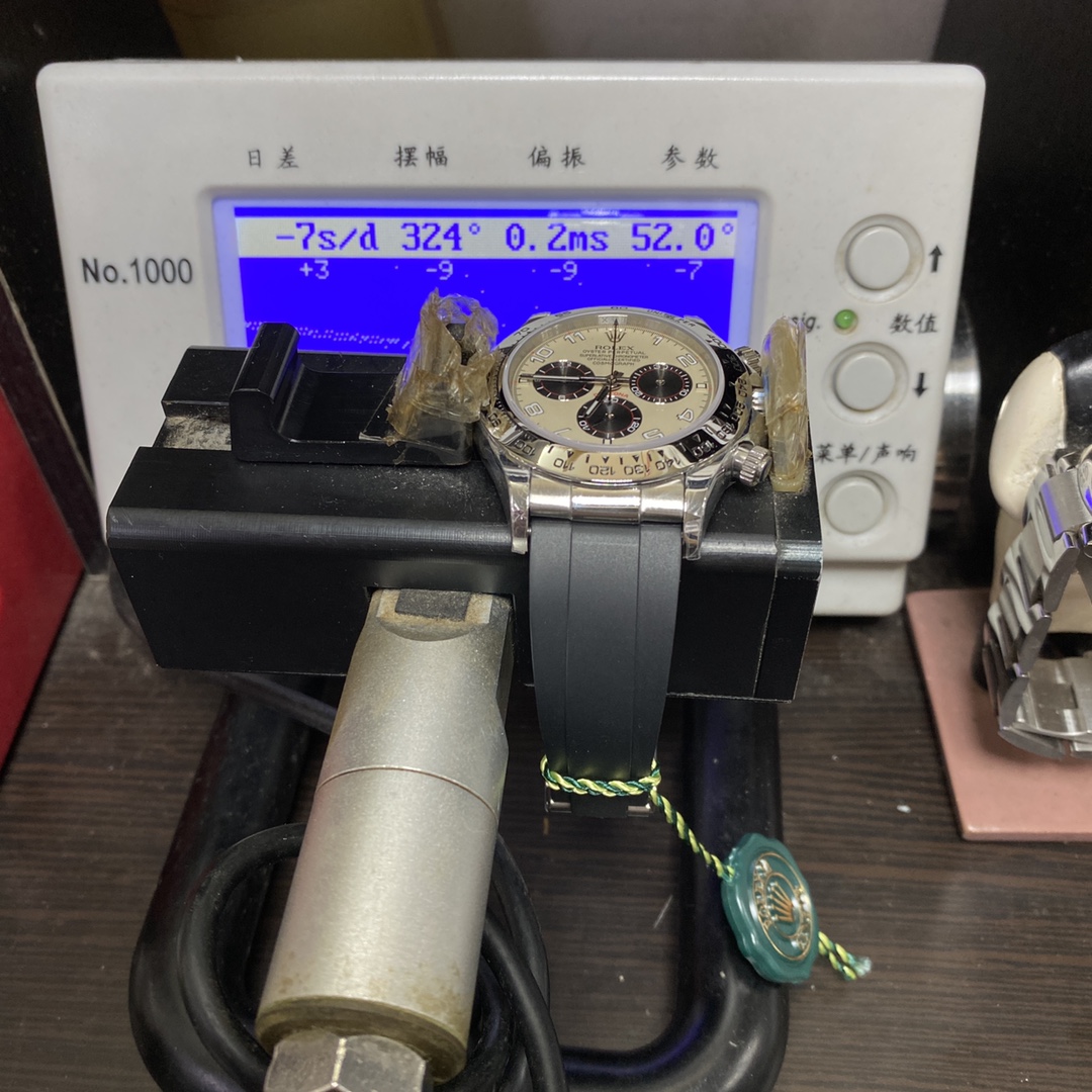 Rolex Cosmograph Daytona Series 116519-L(FC), Platinum Panda Dial White Face Black Bezel Roman Numerals, 40mm size.