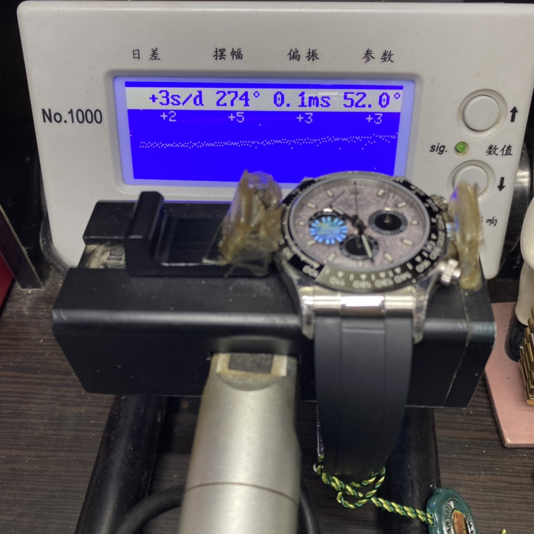 Rolex Cosmograph Daytona Series M116519LN-0038, Meteorite Dial and Ceramic Bezel on a Rubber Strap, 40mm size.