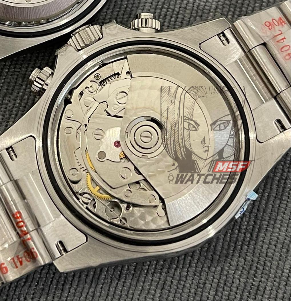 Rolex Cosmograph Daytona Series 904L STEEL BREZEL GREY DIAL PERSIDENT STRAP, 40mm size.