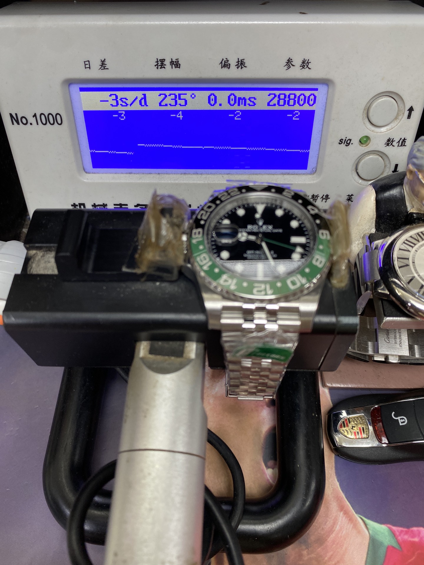 Rolex GMT-Master II series m126720vtnr-0002, Black-Green Bezel 