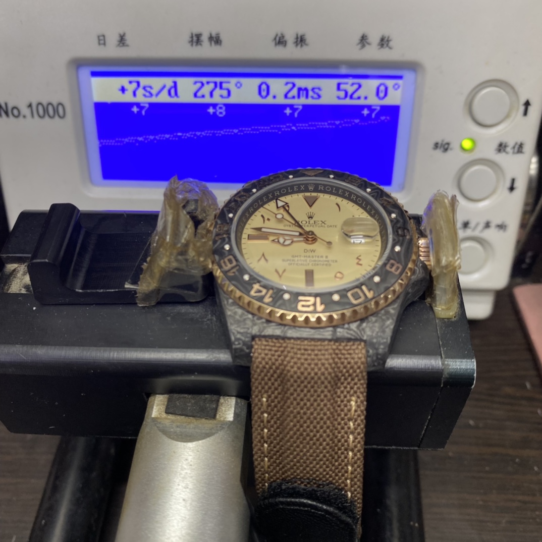 Rolex GMT-MASTER Ⅱ DIW modify diw modify Desert Eagle carbon fiber shell 3186 movement