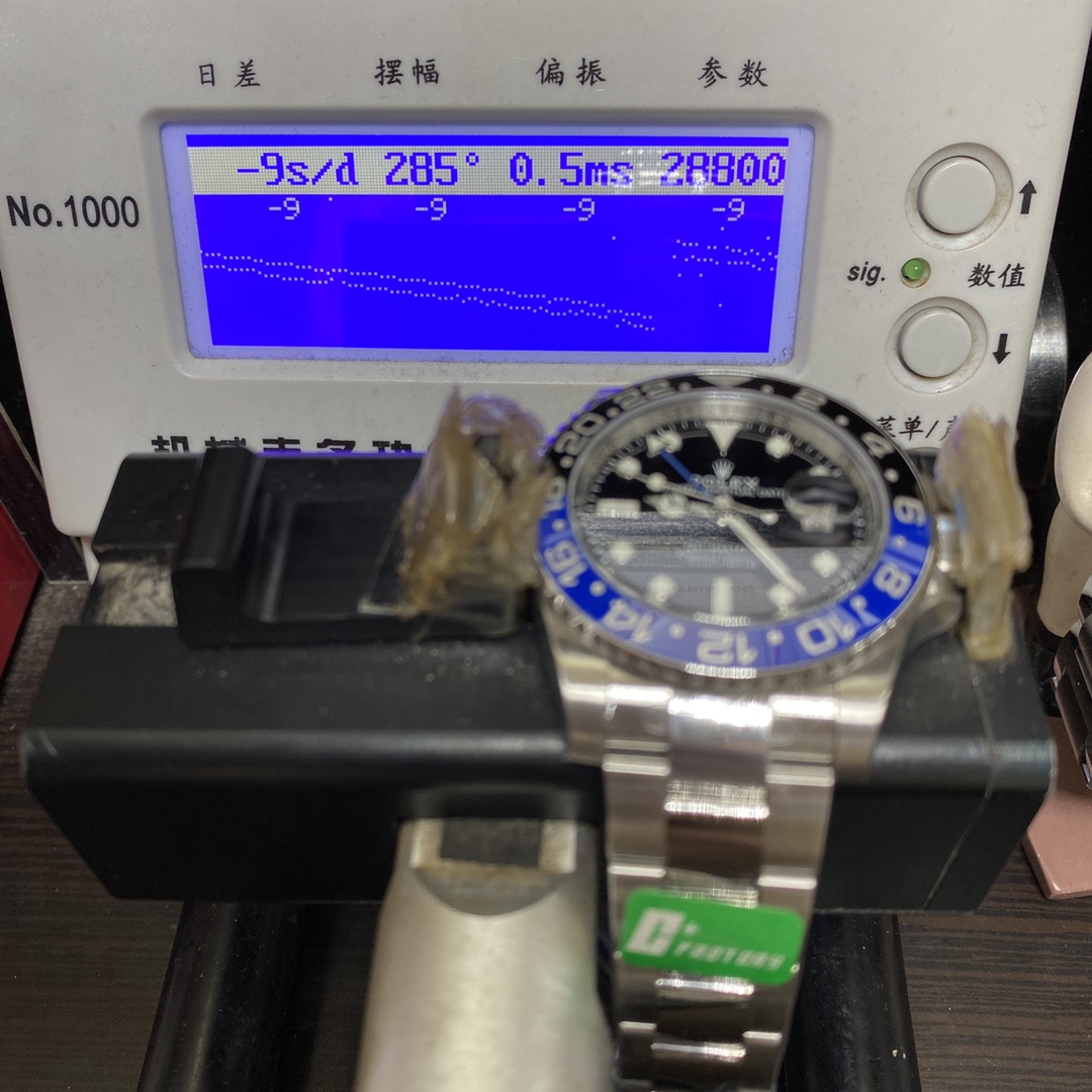 Rolex GMT-Master II series m126710blnr-0002, Steel Bracelet Black and Blue Ceramic Bezel Black Dial Blue Hands, 40mm size.