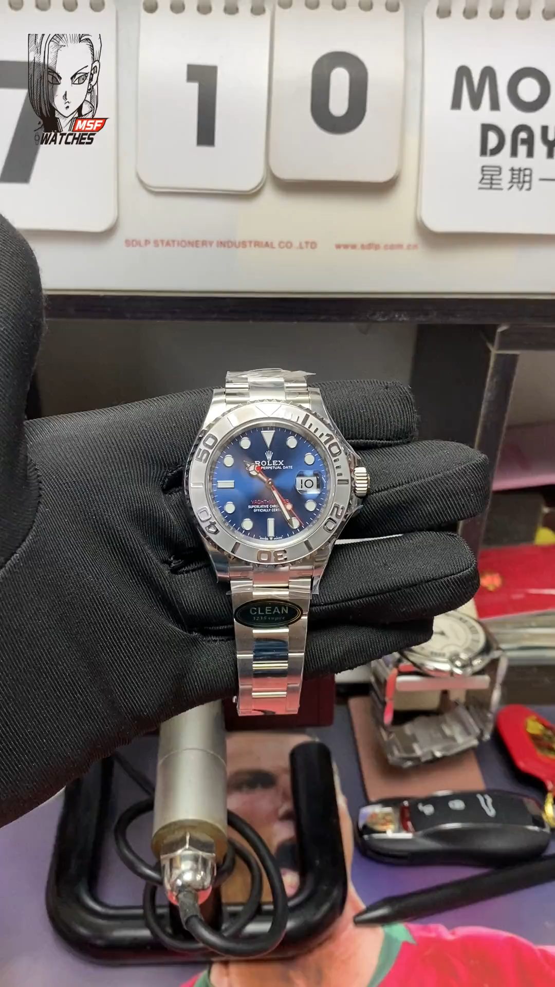 Rolex Yacht-Master Series m126622-0002, Blue Dial Stainless Steel Bracelet, 40mm size.