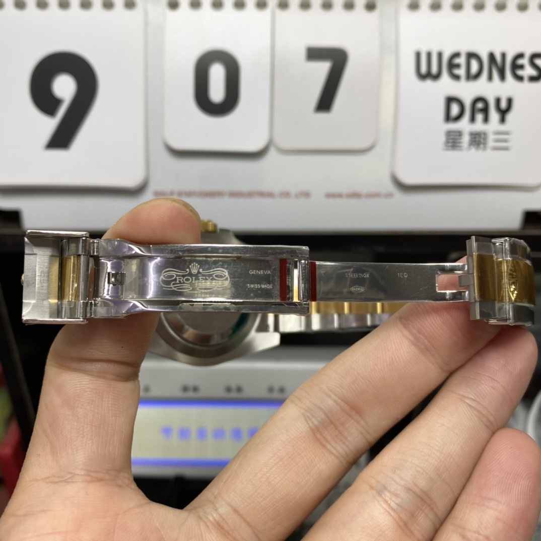 Rolex Submariner Series 116613LB-0005, Two-Tone Blue Submariner, 40mm size.