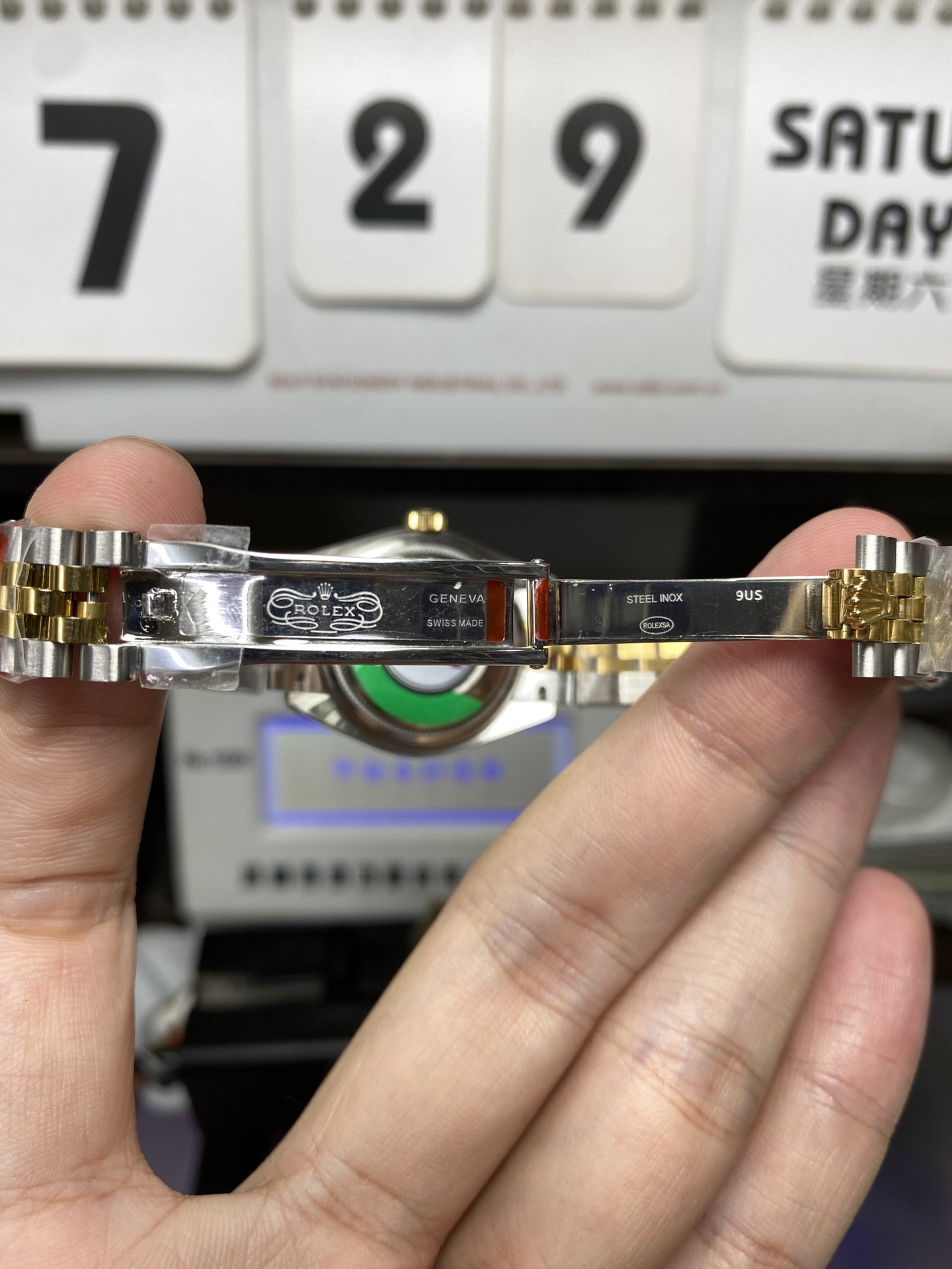 Rolex Datejust Series m278273-0028, Two-Tone Gold Case Mother-of-Pearl Dial, 31mm size, Jubilee stainless steel bracelet.