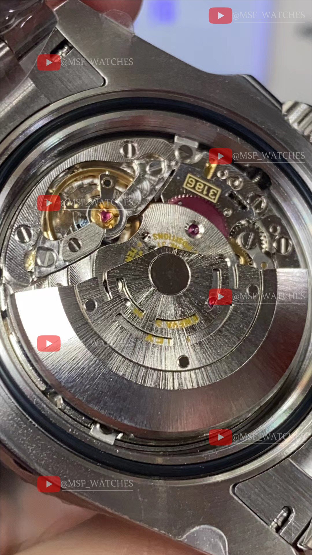 Rolex GMT-Master II series DIW MODIFY All carbon fiber CASE , 40mm size.