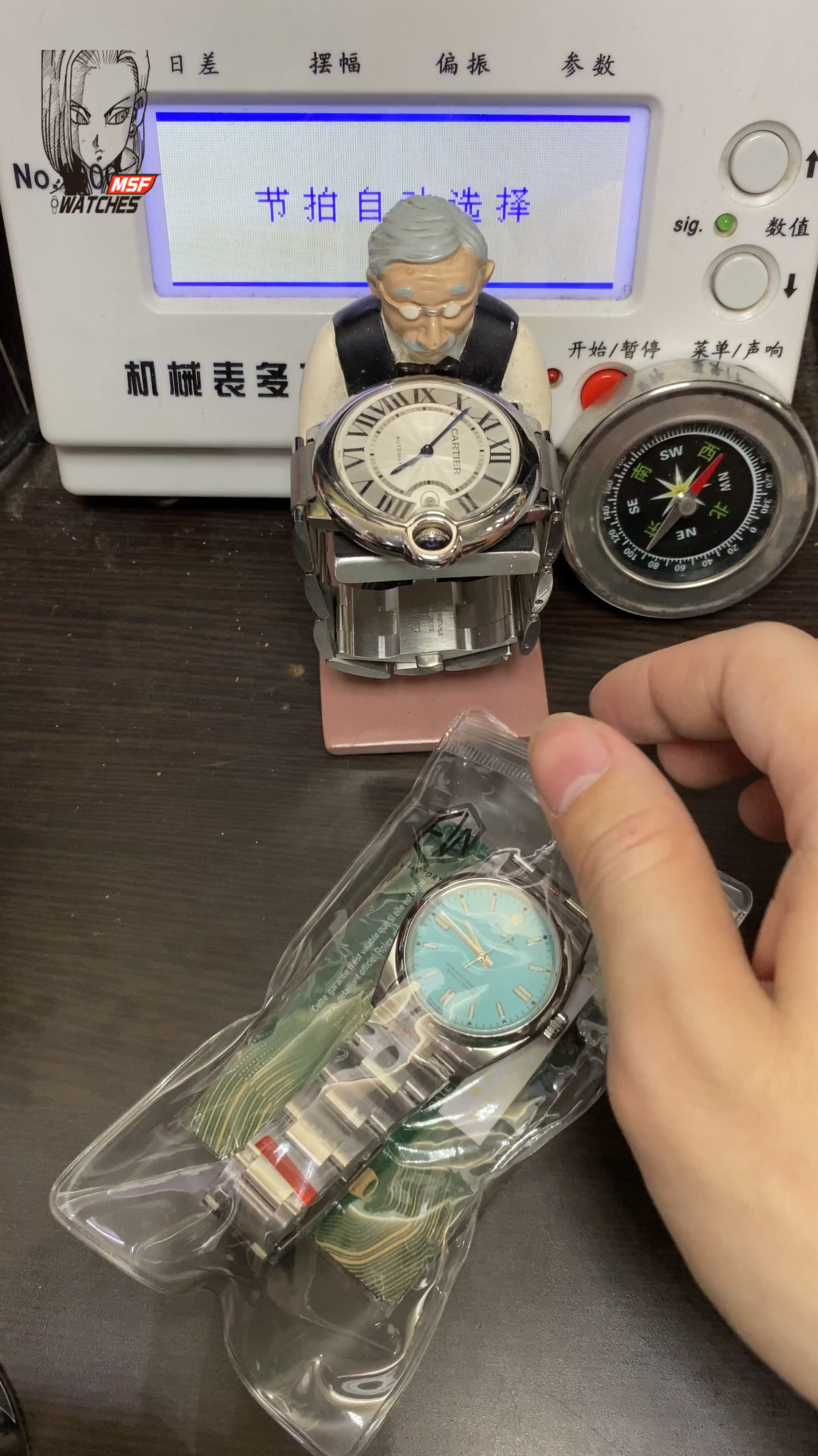 Rolex Oyster Perpetual Series m126000-0006, Tiffany Blue Dial, 36mm size.