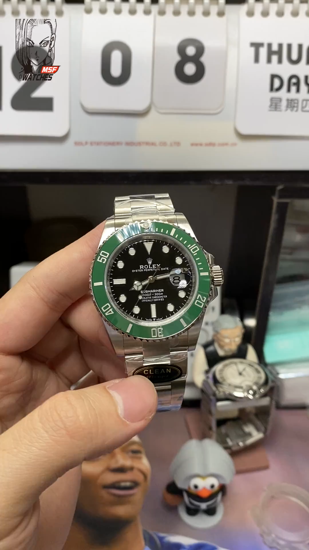 Rolex Submariner Series m126610lv-0002, New Green Hulk 