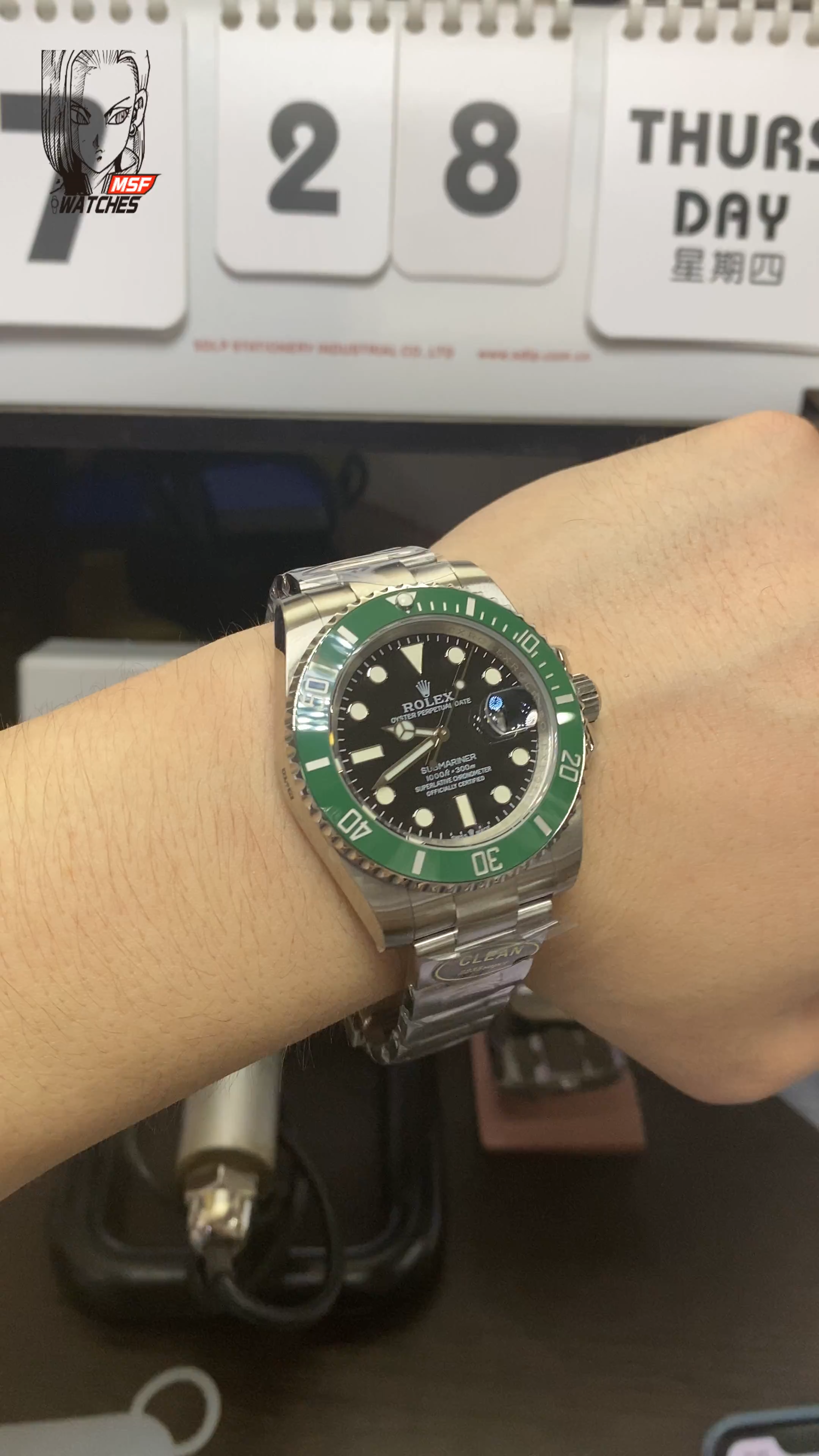 Rolex Submariner Series m126610lv-0002, New Green Hulk 