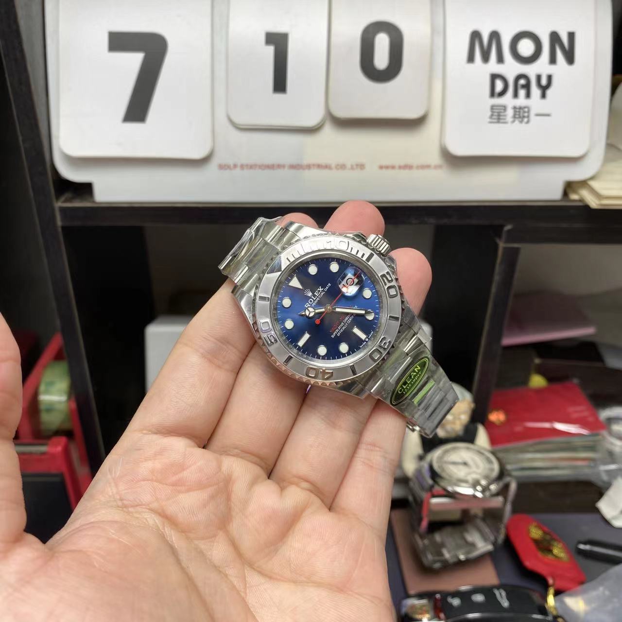 Rolex Yacht-Master Series m126622-0002, Blue Dial Stainless Steel Bracelet, 40mm size.