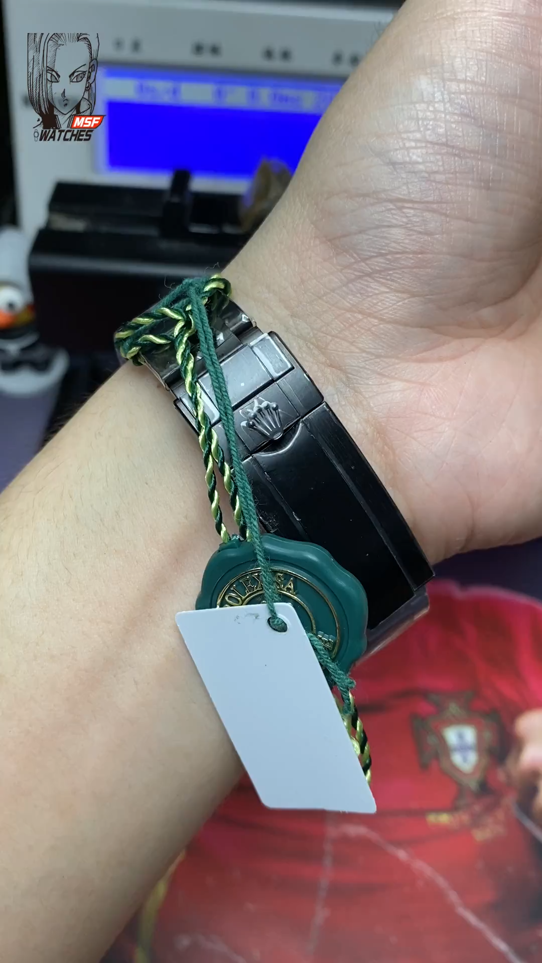 Rolex Submariner series BLAKEN MODIFY All carbon fiber CASE with 3135 blue spring mechanical movement 40MM SIZE