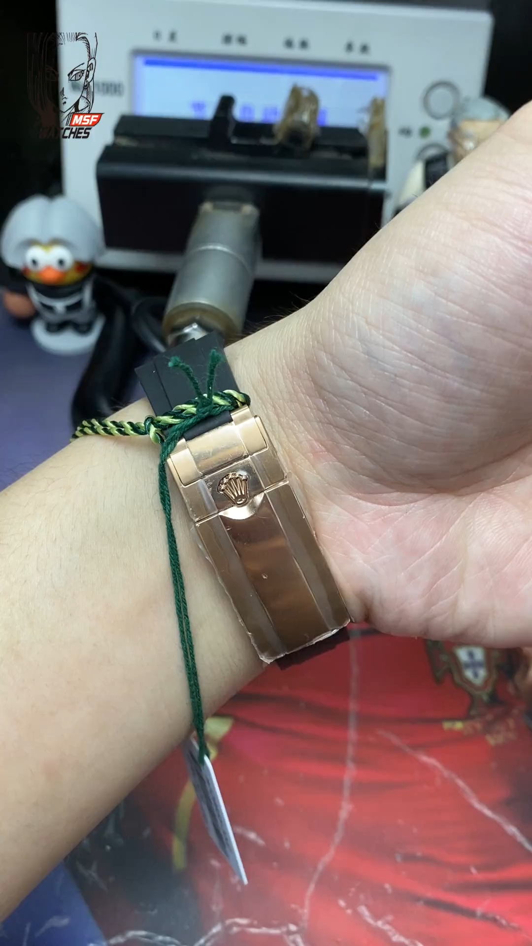 Rolex Yacht-Master Series m126655-0002, Rose Gold Yacht, 40mm size.