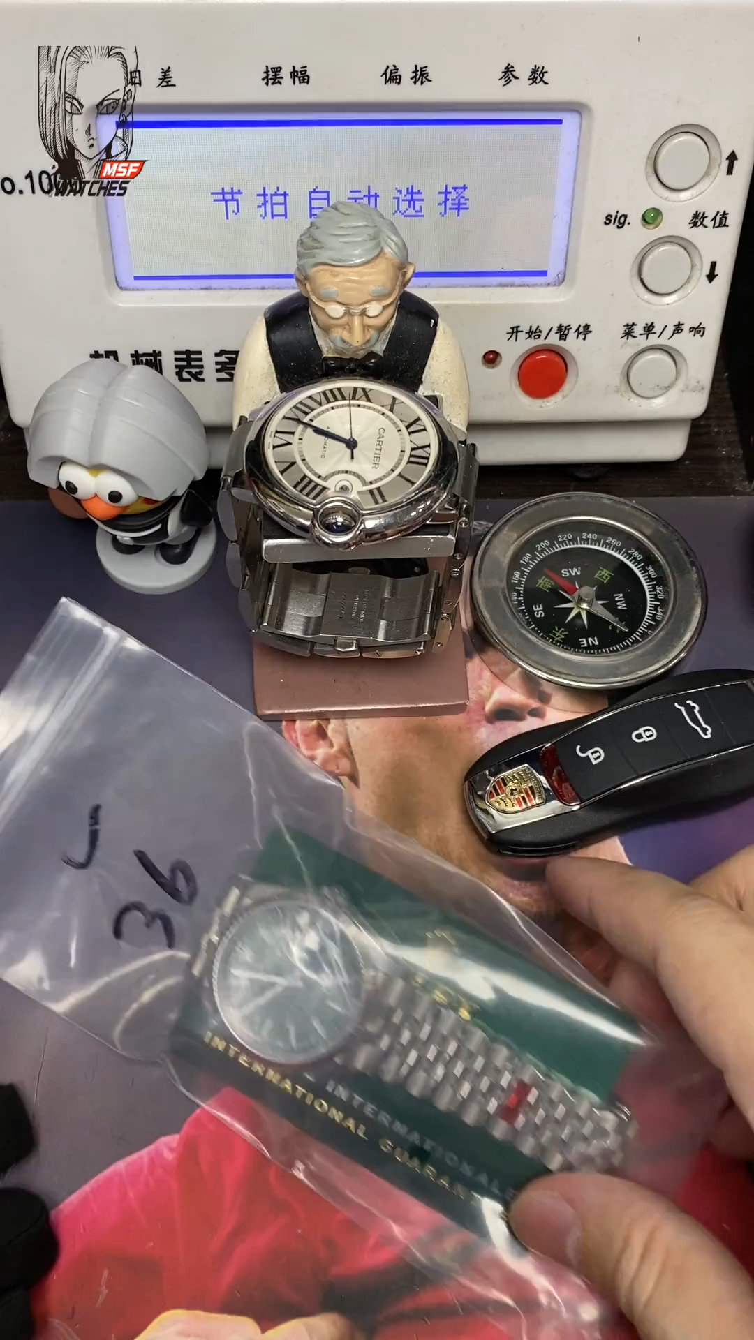 Rolex Datejust series m126234-0051, Mint Green Dial with Fluted Bezel, 36mm size.