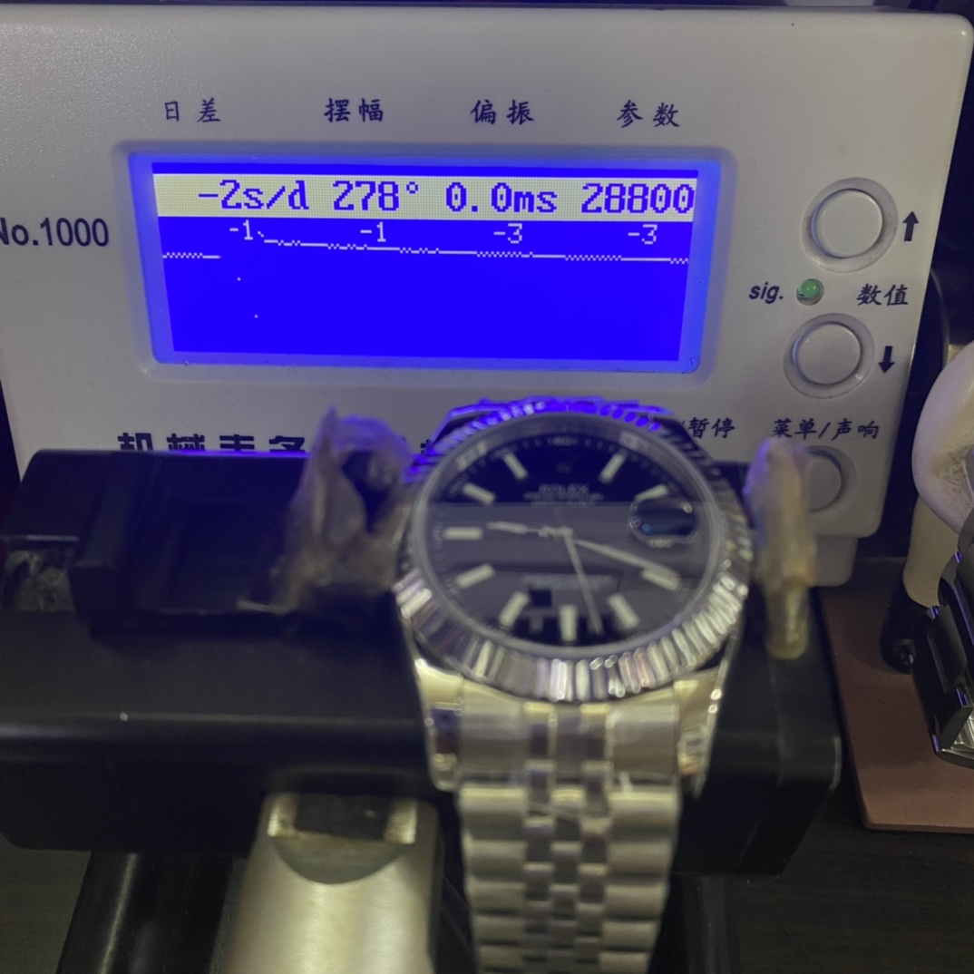 Rolex Datejust Series m126334-0018, Black Dial with Stick Hour Markers, 41mm size, Jubilee stainless steel bracelet.