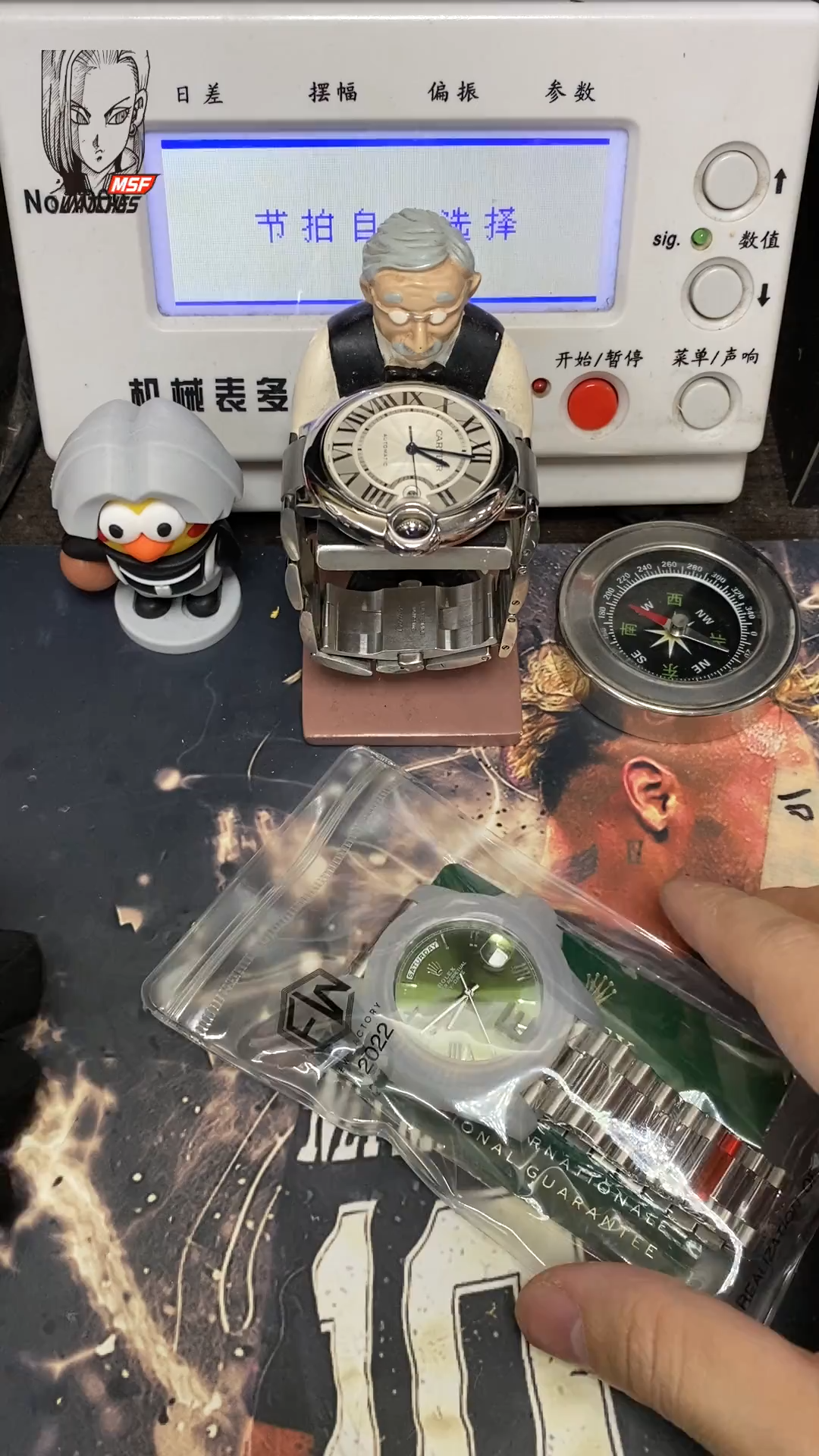 Rolex Day-Date series m228239-0033, Silver Case Olive Green Dial with Roman Numeral Markers, Instantaneous Day and Date Functions, 40mm Size.