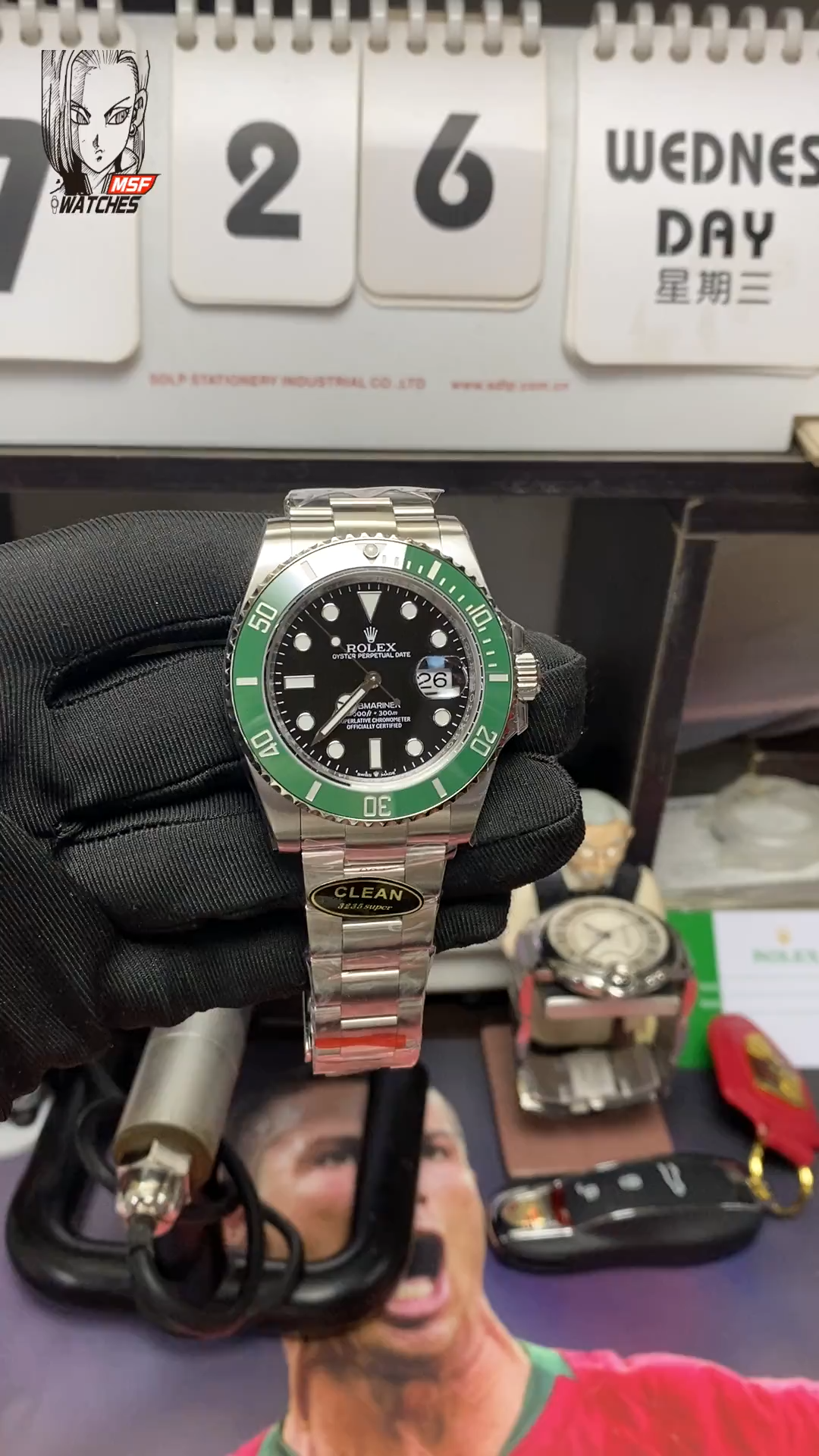 Rolex Submariner Series m126610lv-0002, New Green Hulk 