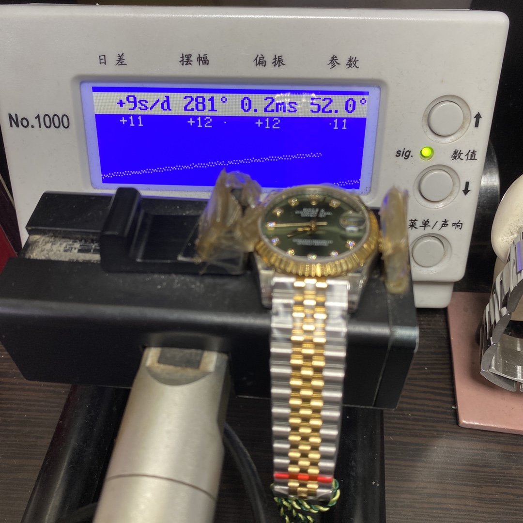 Rolex Datejust Series m278273-0030, Mint Green Dial Two-Tone Gold Case, 31mm size, Jubilee stainless steel bracelet.