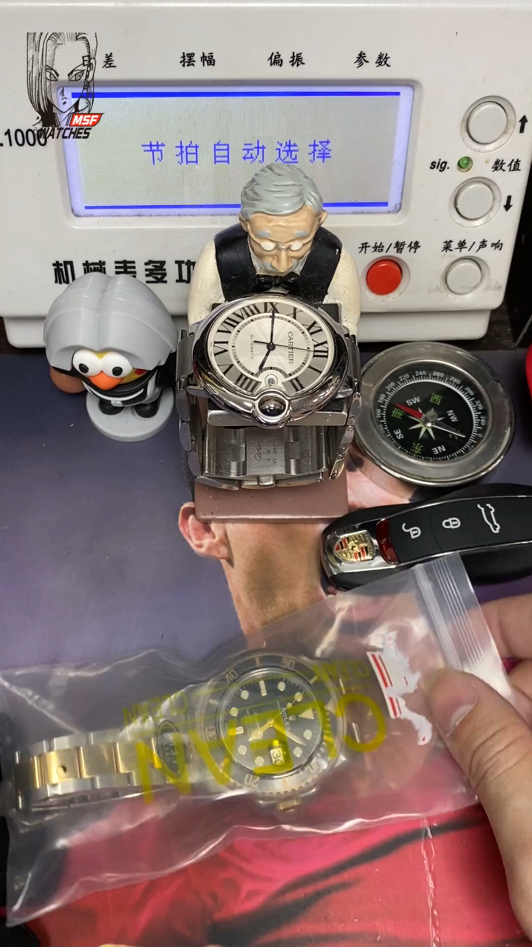 Rolex Submariner Series 116613LN-0001, Two-Tone Black Submariner, 40mm size.