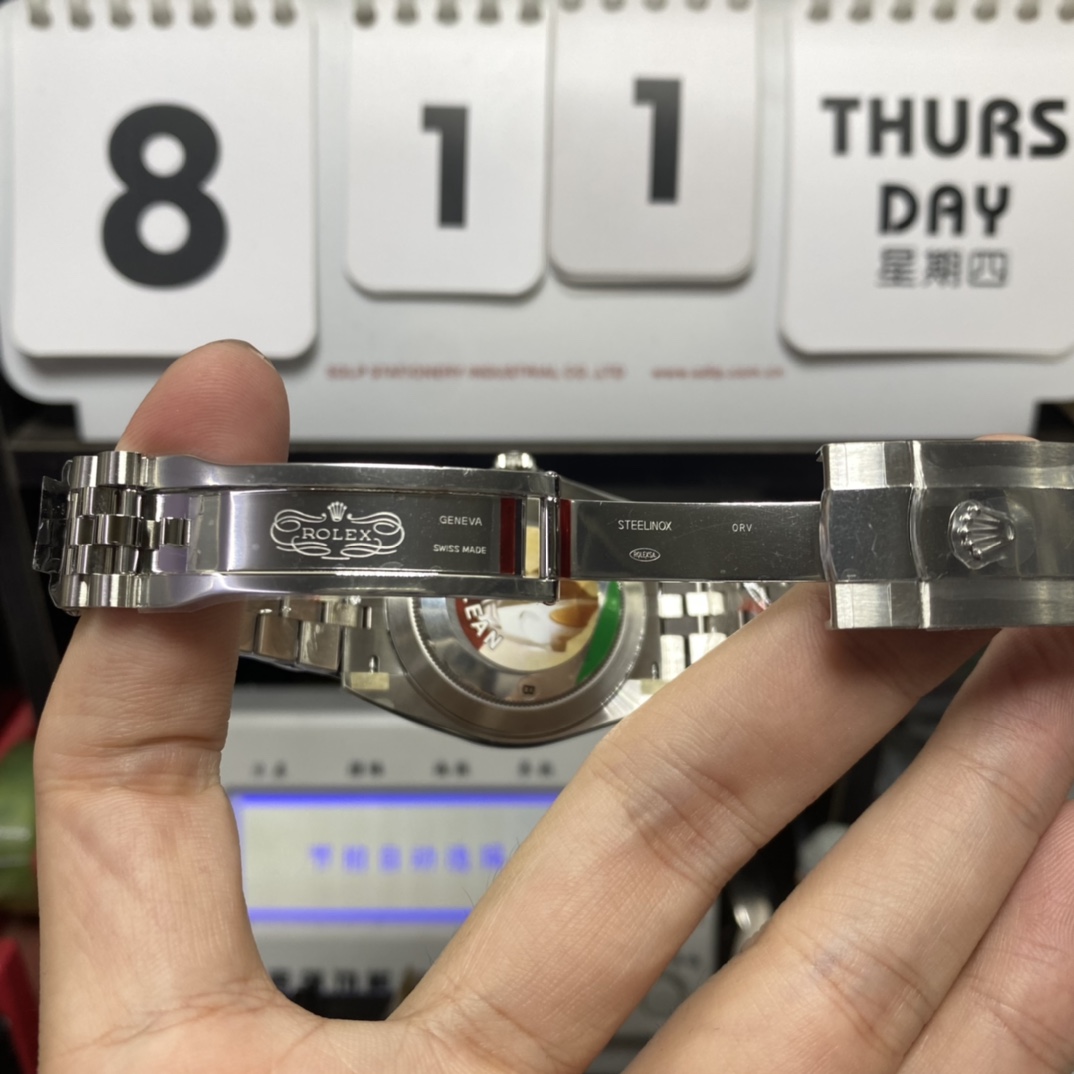 Rolex Datejust Series m126334-0028, Latest Mint Green Dial Fluted Bezel, 41mm Size.