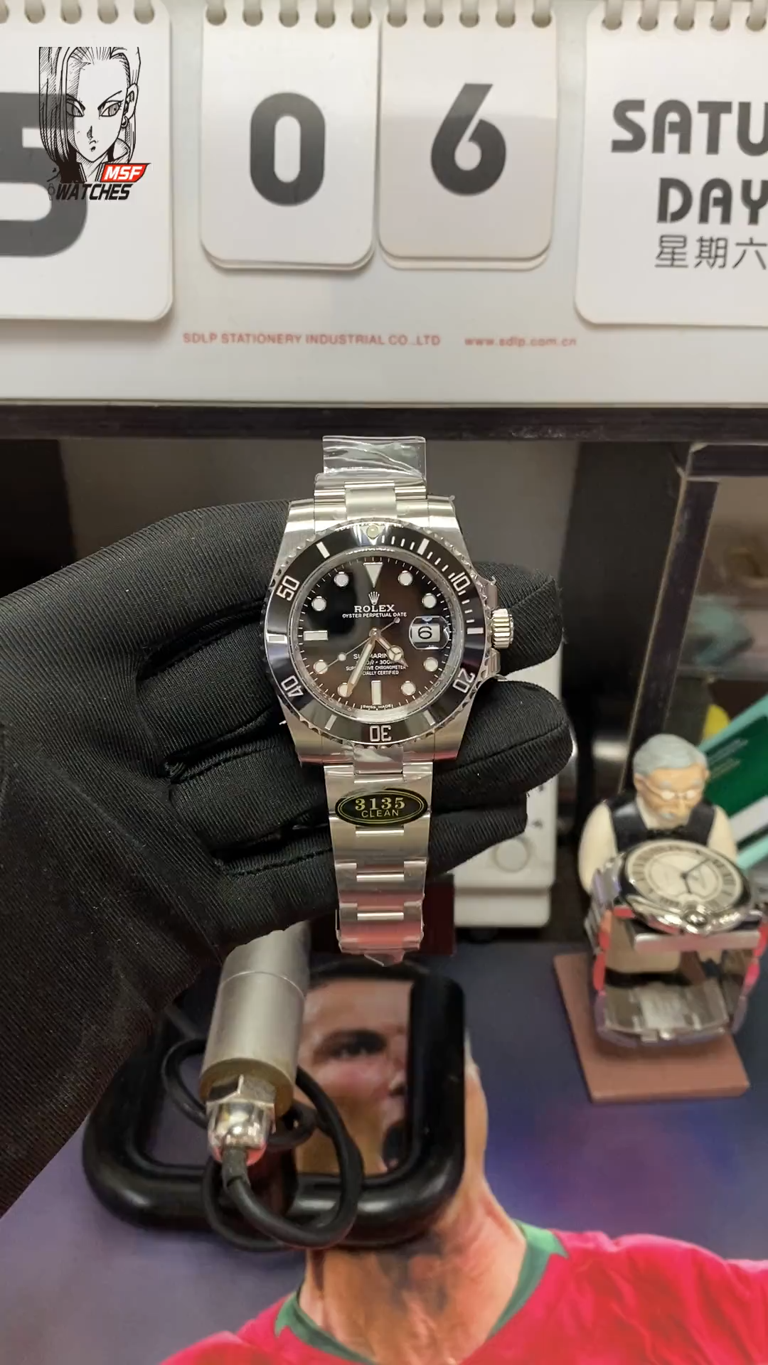 Rolex Submariner Series 116610LN-0001, Black Dial Black Ghost, 40mm size.