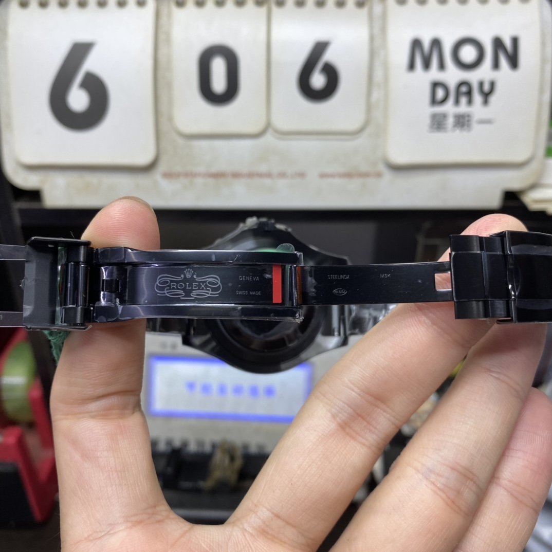 Rolex Yacht-Master Series 16628, BLAKEN modify, same model with MSFWATCHES BOSS WEARING, 40mm Size.