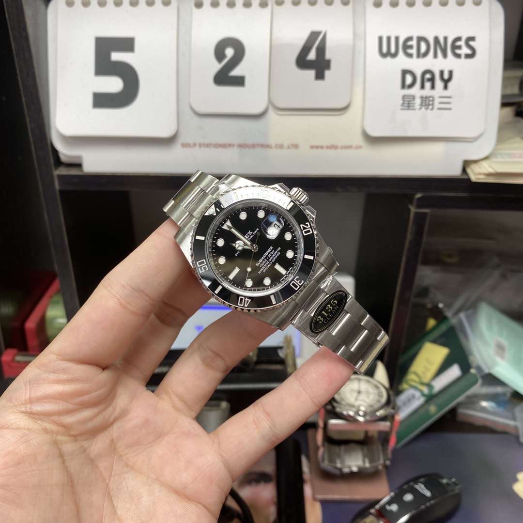 Rolex Submariner Series 116610LN-0001, Black Dial Black Ghost, 40mm size.