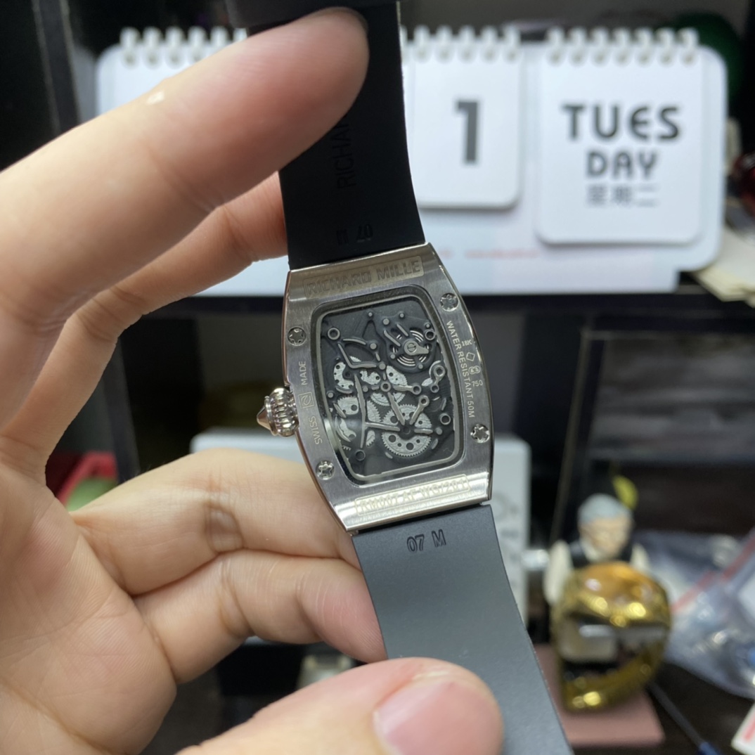 Richard Mille Men's Collection series RM07-01, Red Lips Fully Diamond-Set.