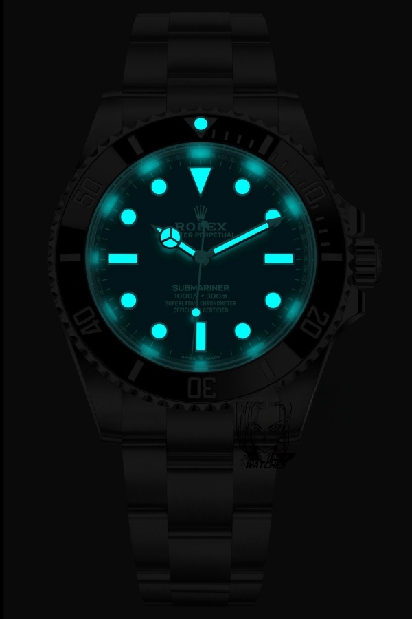 Rolex Submariner Series m124060-0001, No-Date Black Submariner, 41mm size.