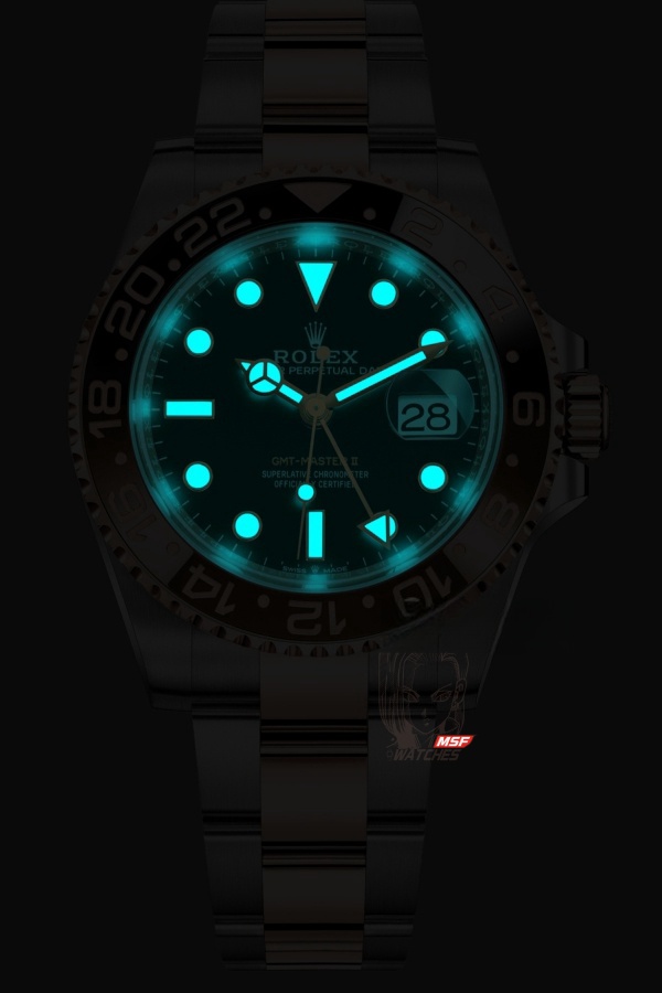 Rolex GMT-Master II Series m126711chnr-0002, Sand Dial Rose Gold Case, 40mm Size.