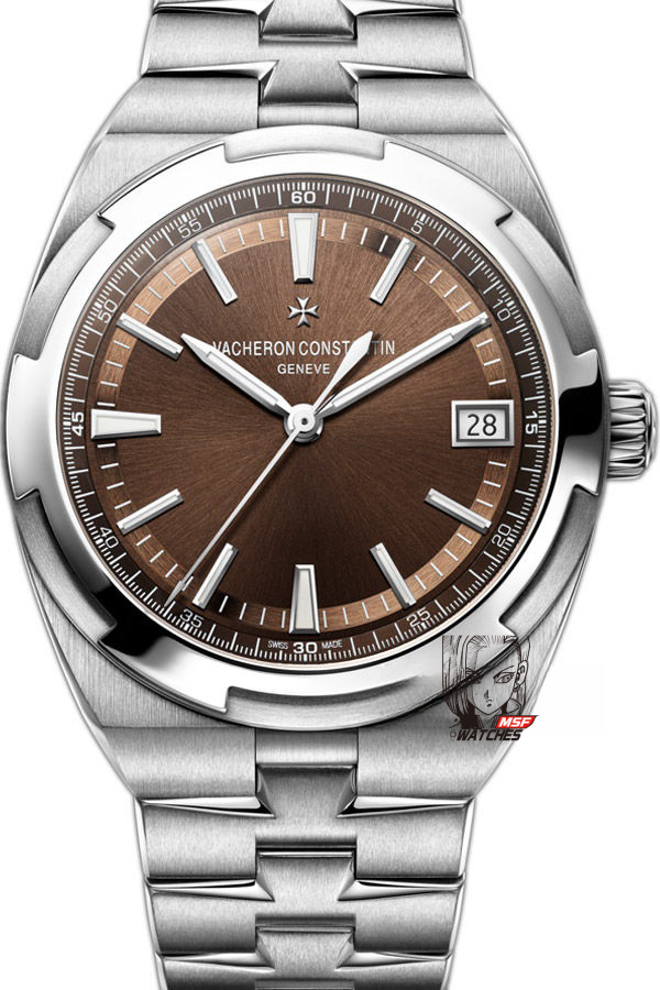 Vacheron Constantin Overseas Series 4500V110A-B146, Brown Dial with Steel Bracelet, 41mm Size.
