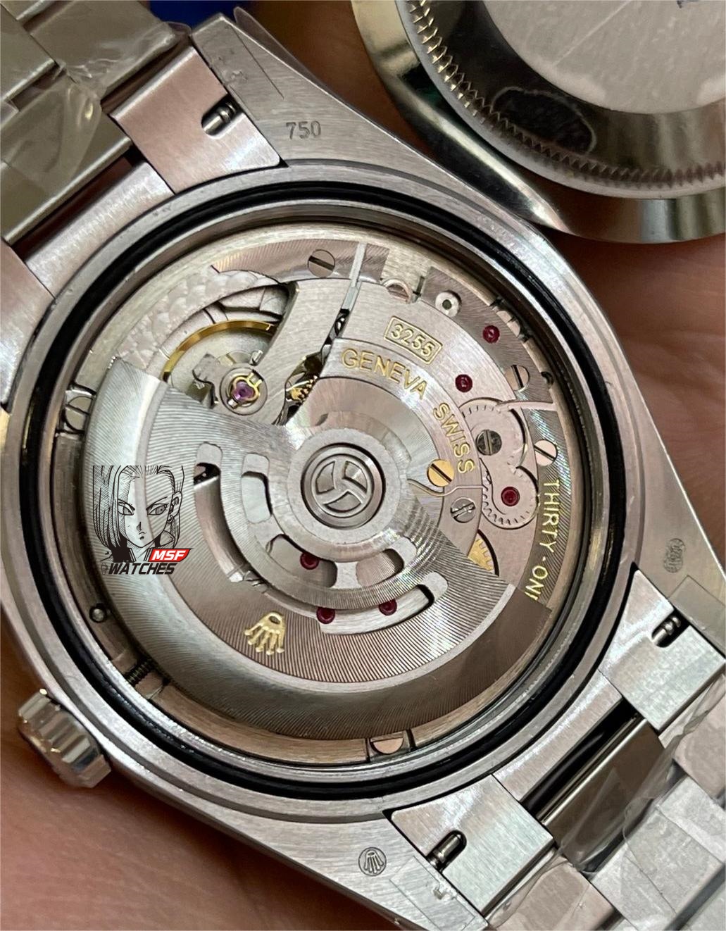 Rolex Day-Date series  Ice blue dial with diamond bezel M228396TBR-0039 40mm