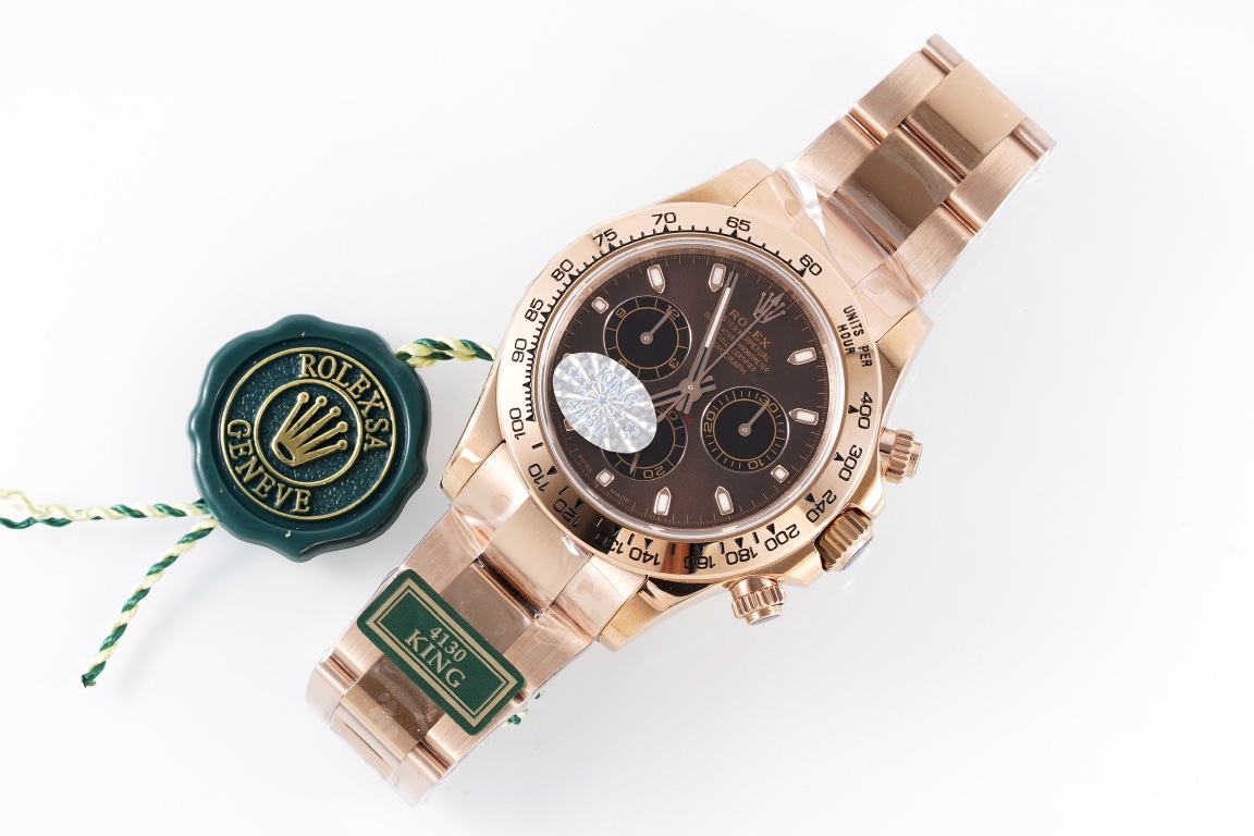ROLEX DAYTONA ALL ROSE GOLD BROWN DIAL SIZE 40MM
