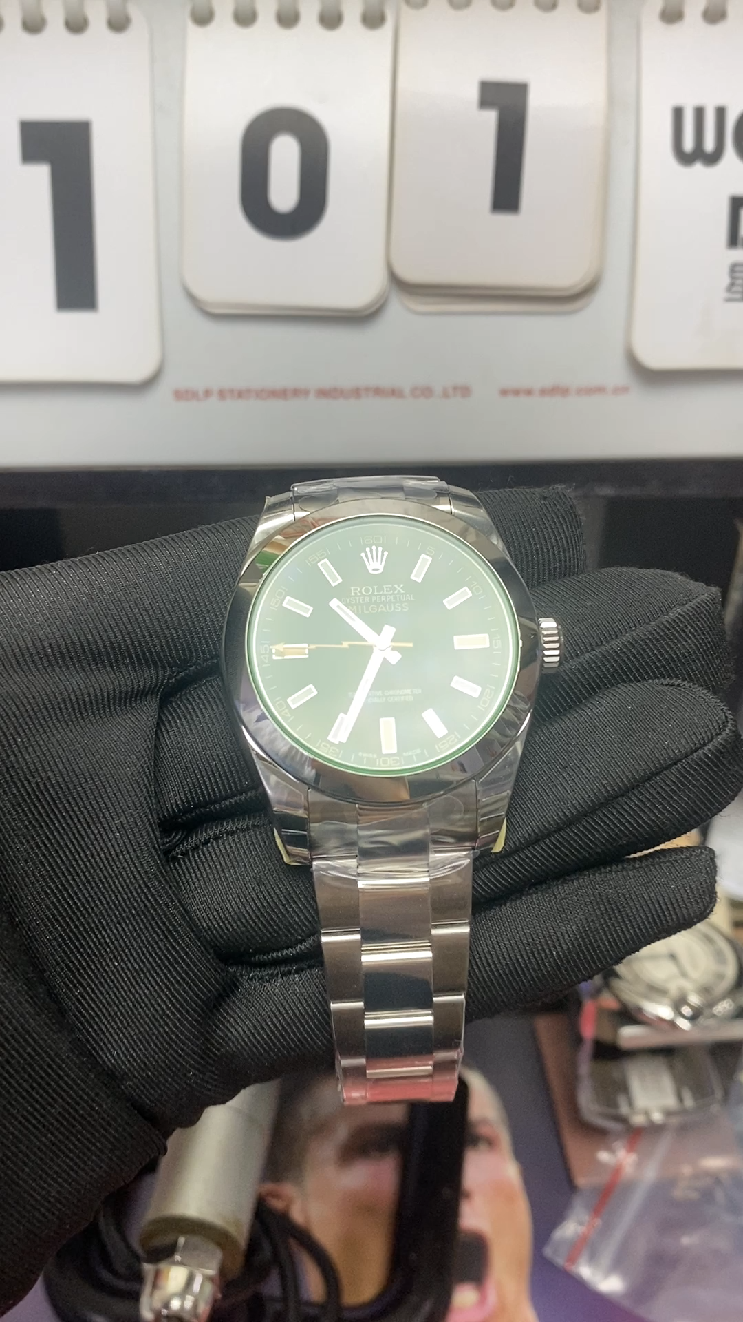 Rolex Milgauss Series Watch Model M116400GV-0001 40mm