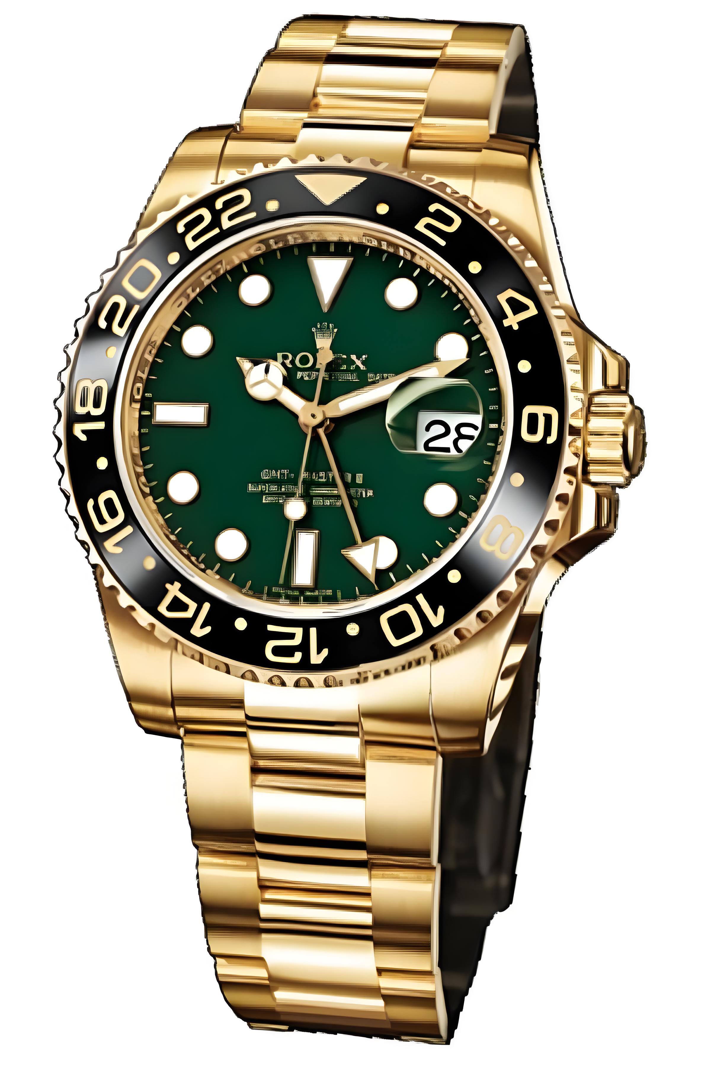 Rolex GMT-Master II Series Watch model 116718-LN-78208 Green Dial 40mm
