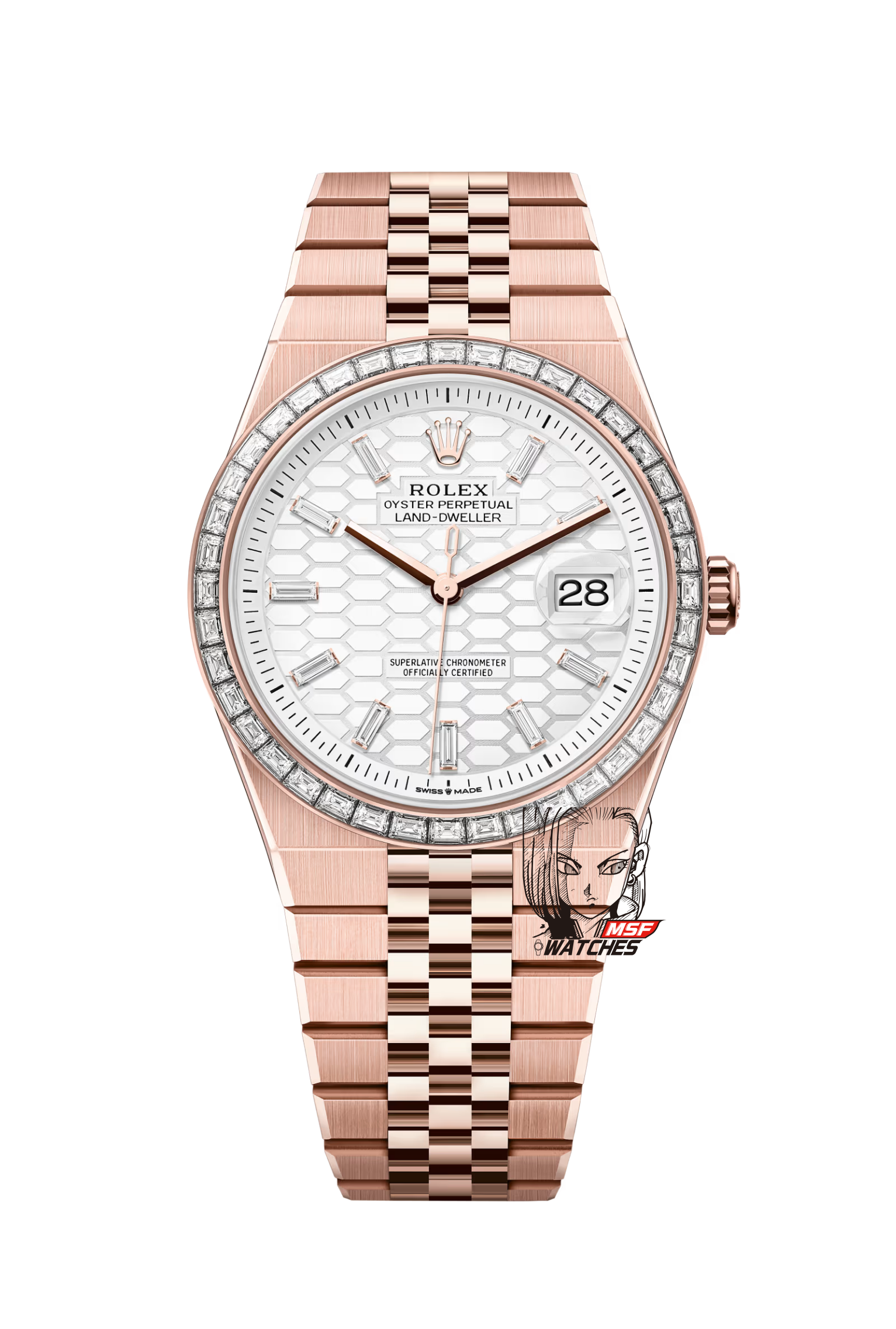 Rolex Land Dweller Series Watch Model 127385TBR-0003 40mm