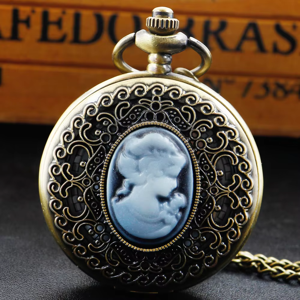 personality necklace constellations pocket watches retro pocket watches holiday gifts XH1013